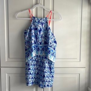 Lilly Pulitzer Ceylon Romper, Size 00, worn once, great condition!